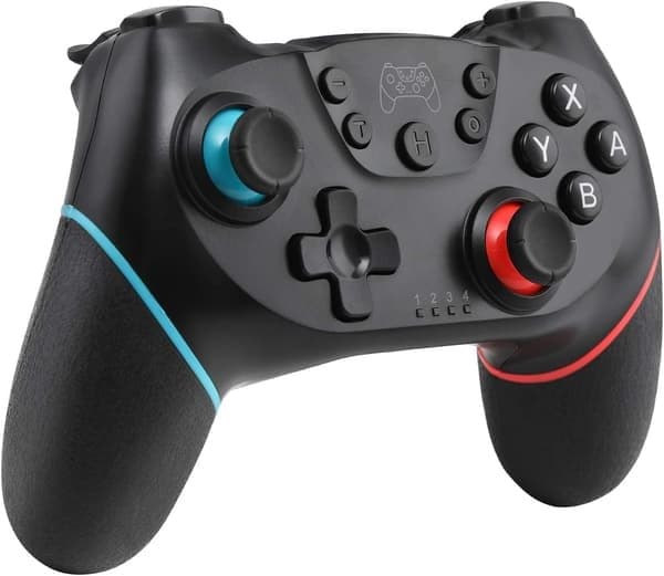 Switch Pro Controller med väckningsfunktion, trådlös Switch Controller med 6-axlig gyro för Switch/Switch OLED/Switch Lite