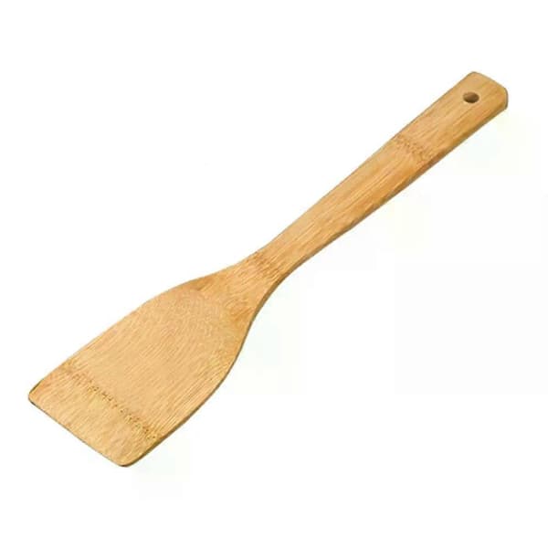 1-10 STK Bambus Spatel Naturlig Bambus Træ Køkken Spatler 5PCS