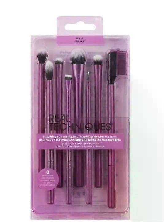 8st vardagliga ögonborstar set eyeliner ögonskugga ögonbryn och ögonfransar resevänlig A1