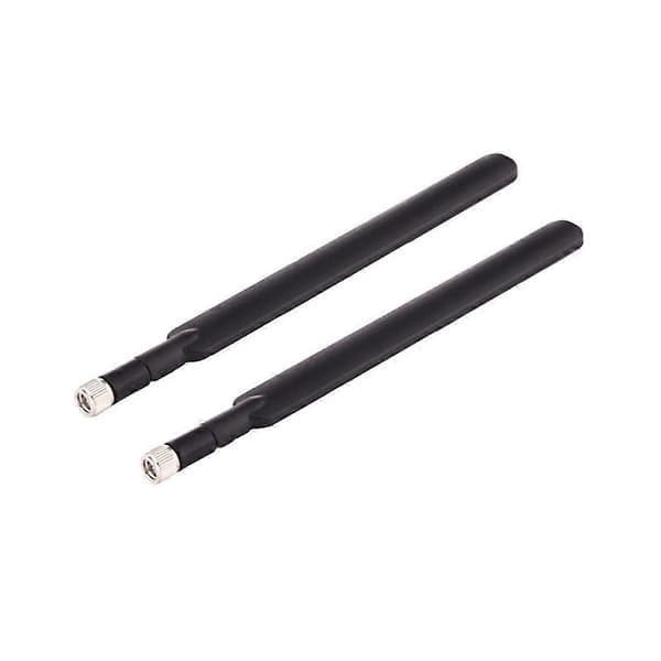 2 STK 5dBi High Gain WiFi Antenne SMA Han 4G LTE Trådløs Router Antenne til Huawei B315 B310 B593 B525 B880 B890 E5186 Sort