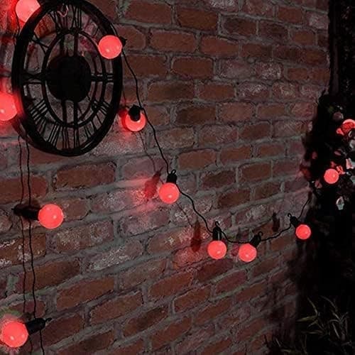 20 x B22 Bajonetfatning LED Farvelys Mini Globe Pære Golfbold Lys til Terrasse Havefest Jul