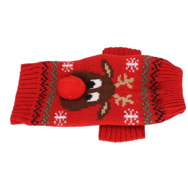 XL Rød Hund Jule Sne Sweater til Små Mellemstore Hunde