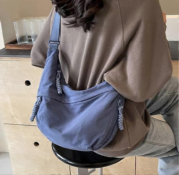 Limorence Dammode Enfärgad Crossbody-väska i Nylon, Arisefrom Nylonväska Grey