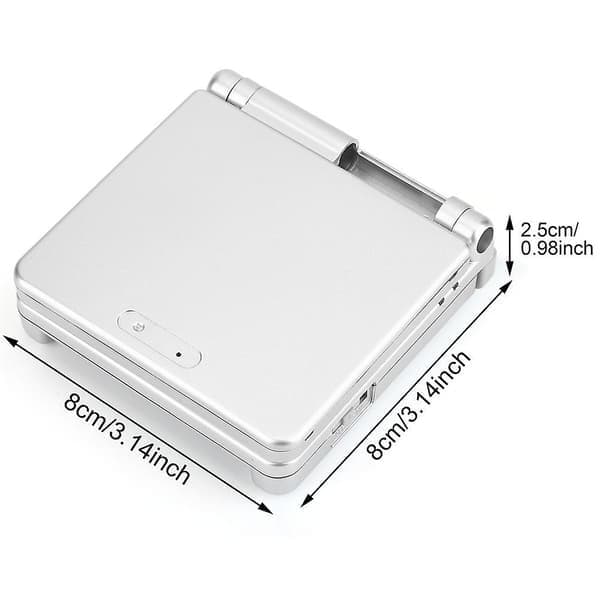 Beskyttende ABS-etui til Nintendo Game Boy Advance Gba Sp, reservedele, sølv