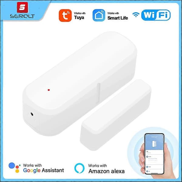 WiFi Smart Dør Sensor Vindue Dør Åben Lukket Detektorer Smart Hjem