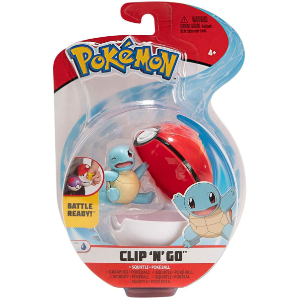 Pokémon Clip N Go Squirtle & Poke Ball