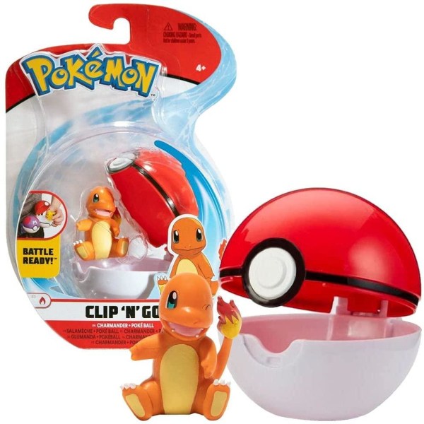 Pokémon Clip N Go Charmander & Poke Ball