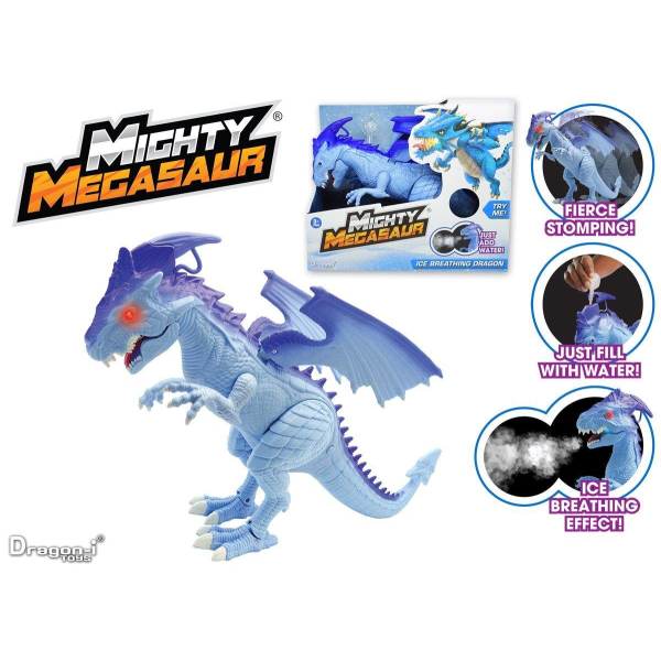 MINECRMighty Megasaur 28 CM Battery Operated Smoke Breat
