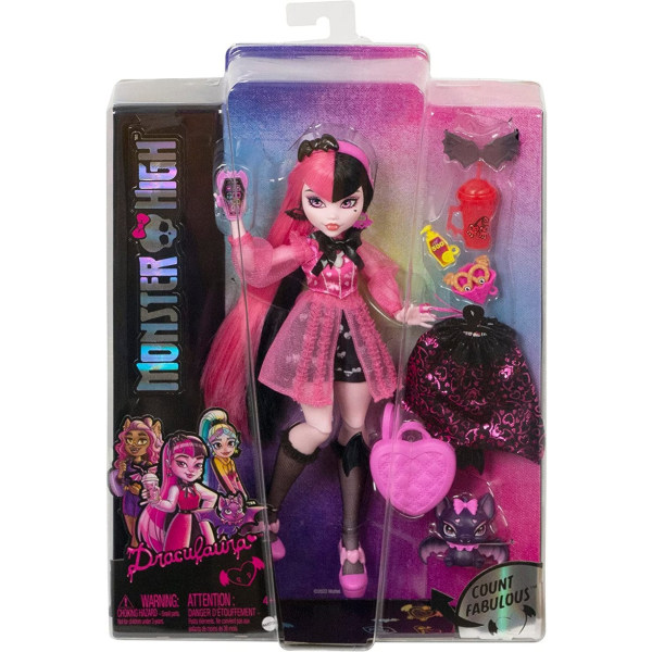 Monster High Draculaura Doll With Pet 2022