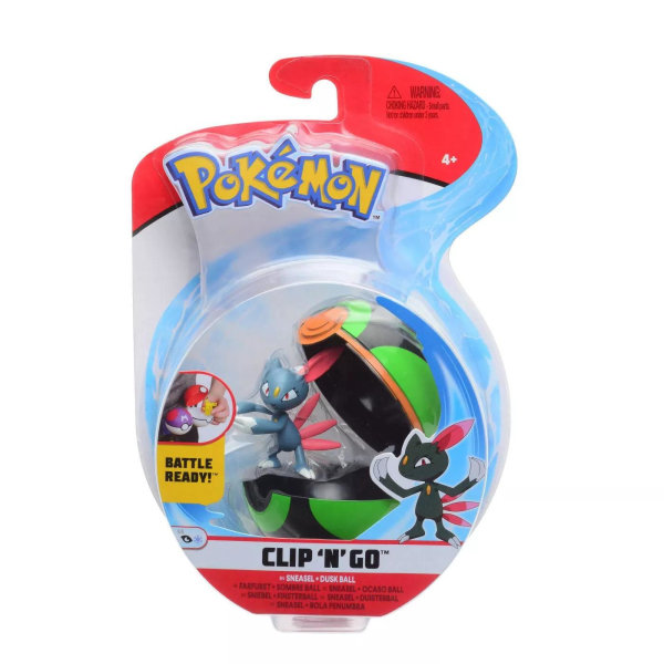 Pokemon Clip N Go Sneasel + Dusk Ball