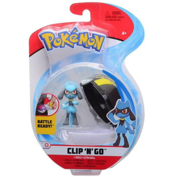 Pokemon Clip N Go Riolu & Ultra Ball