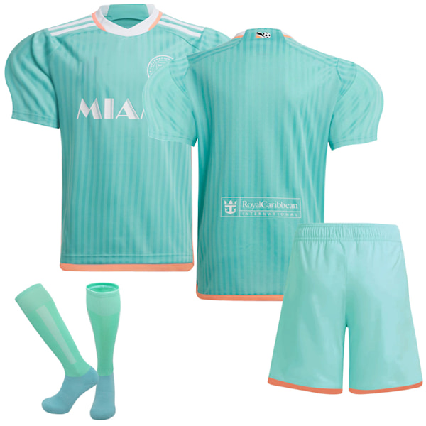 Miami 2 Away No Number Football Kits Träningsoverall Med Strumpor 26