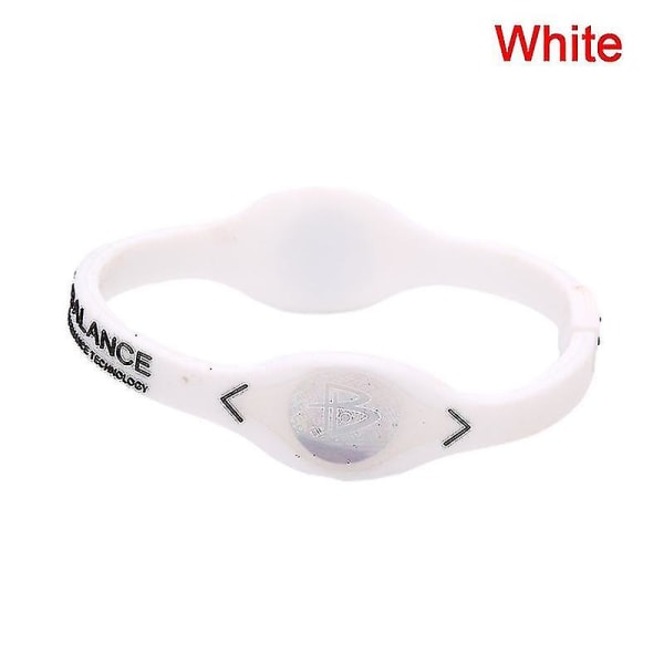 Power Balance Energy Health Armband For Sport Armband Ion Silic Band Gift  White b710 | White | Fyndiq