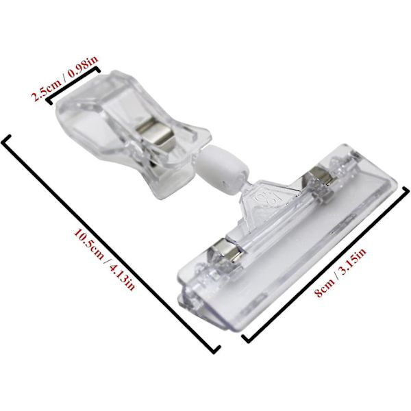 20 pack plast roterbara skyltkl mmor Merchandise Sign Clip Display