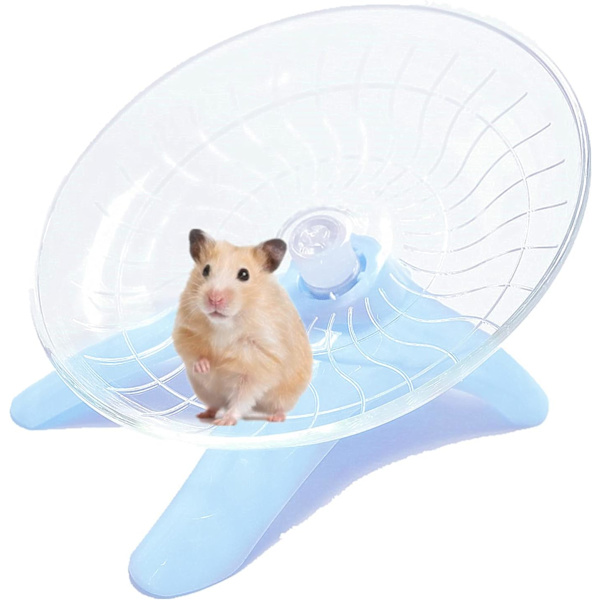 Hamster flygande tefat Tyst löpande träningshjul för hamstrar, gerbiler