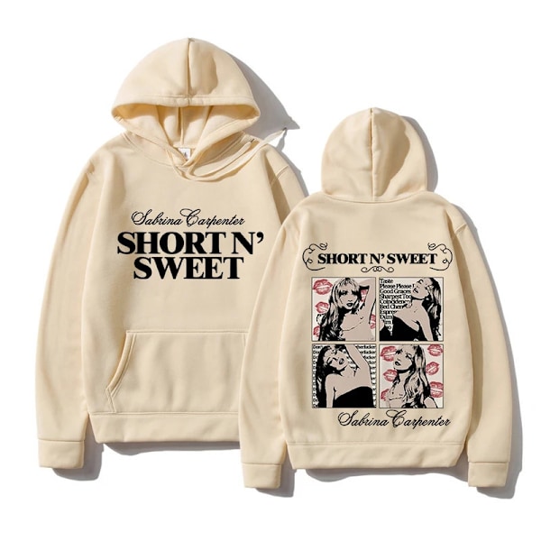 Sabrina And Carpenter Merch Hoodies Tryckt Sweatshirt Lös Tröja Casual Långärmad För Män Kvinnor #5 #5 S