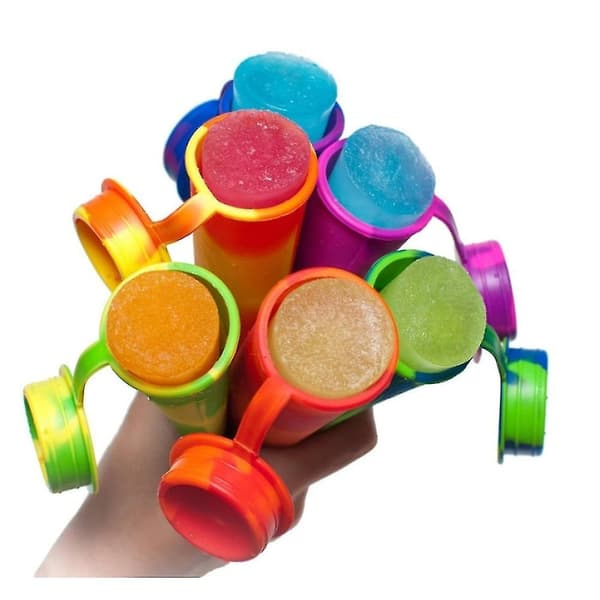 6 st Silikon Popsicle Lolly Formar, Isglass Form Set - Silikon