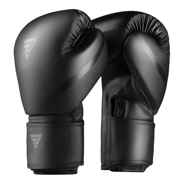 Ztty Kick Boxningshandskar För Män Kvinnor Pu Karate Muay Thai Guantes De Boxeo Gratis Fight Mma Sanda Träning Vuxna Barn Utrustning 58kuan-black 12oz