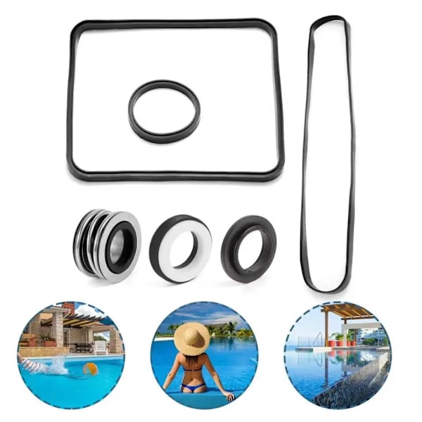 Poolpumpe O-rings pakningsreparationssæt til Hayward Super Pump SP2600 1600