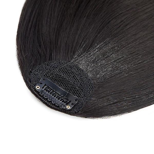 Clip In Hair Bangs Extensions French Hair Bangs Neat Hair Bang Hair Pieces blackbrown 28cm