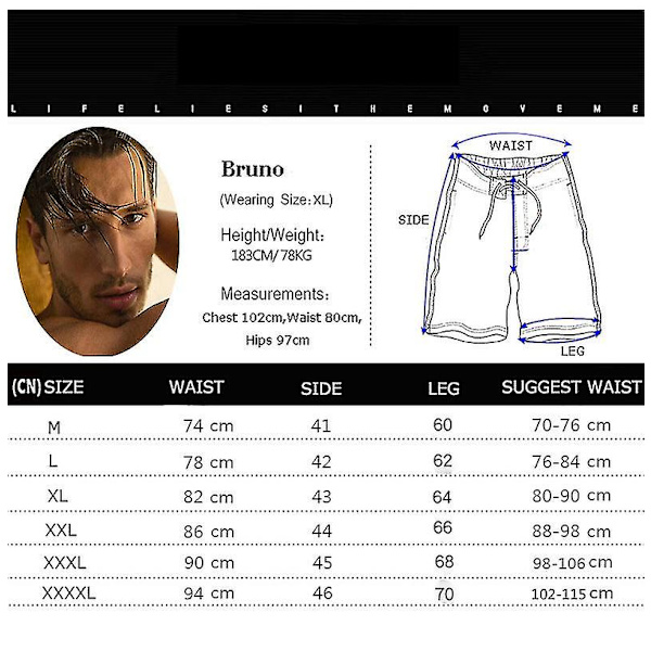 Badbyxor Herr Badshorts För Herr Sportshorts Simning blue black L