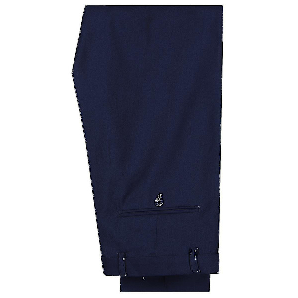Herre Jakkesæt Bryllupsfest Middag 3-delt Jakkesæt Blazer Vest Bukser 9 Farver NAvy XS