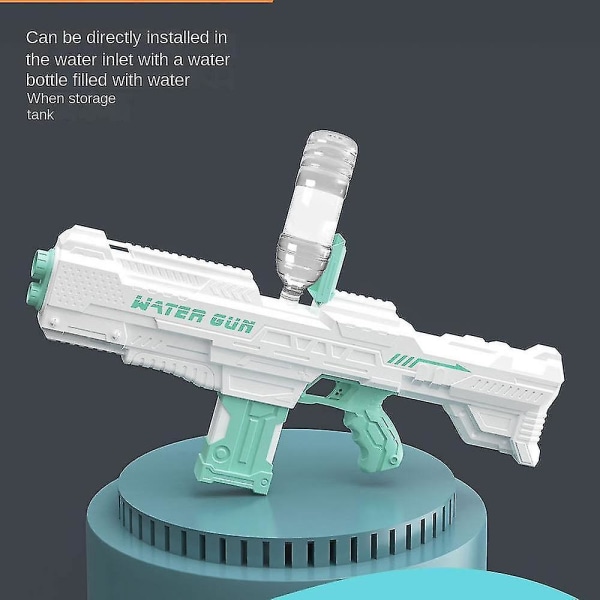Vattenpistoler för barn och vuxna, sprutvattenblåsare, vattenleksaker, vattenpistol, vattenpistolpistol, vattenleksaker utomhus, vattenpistolsdränkare (jadegrön)