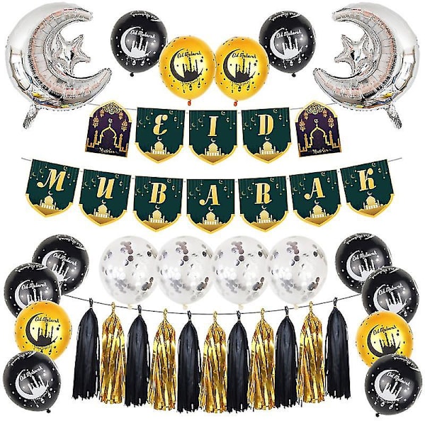 1 set Ramadan-lateksipalloja