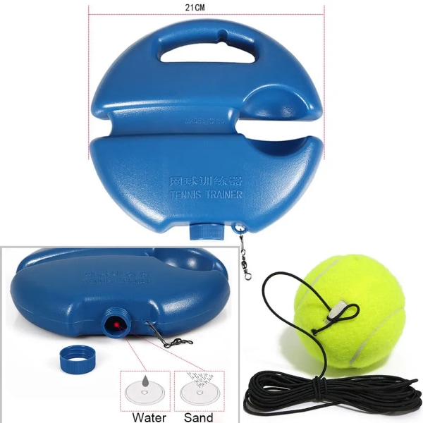 Tennistränarträning Primärt verktyg Övning Tennisboll Självstudier Rebound Ball 1 set tennis trainer