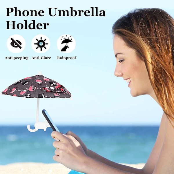 Telefonskärm för sol, söt gris telefon paraply sugkopp stativ, universell justerbar utomhus anti-bländning mobiltelefon paraply solskydd hållare (grön) grey