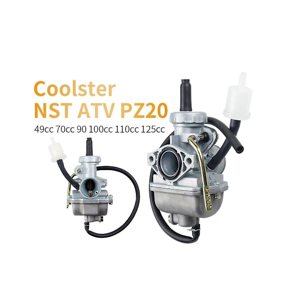 Pz20 Kaasutin 49cc 70cc 90 100cc 110cc 125cc Atv Litteä Imu Tyyppi Mäntä Kaasutin