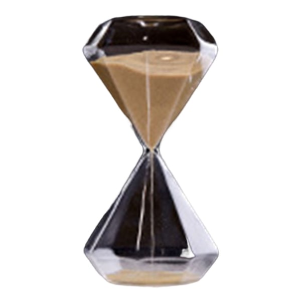 Glass timeglass 5/15/30 minutter Timer Skrivebordsdekorasjon for hjemmekontor Gull Glod 30 Minutes