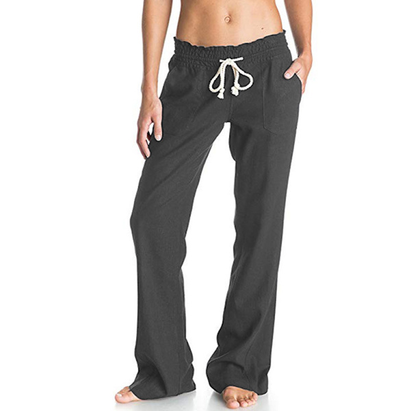 Kvinders Sommer Oceanside Casual Bukser grå grey M