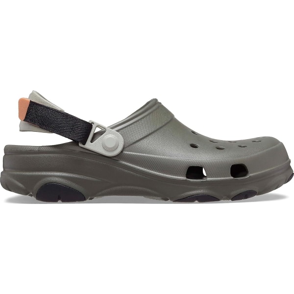 Crocs unisex-vuxen klassiska träskor för alla terräng (GET IT) Dusty Olive-Multi 12 Little Kid