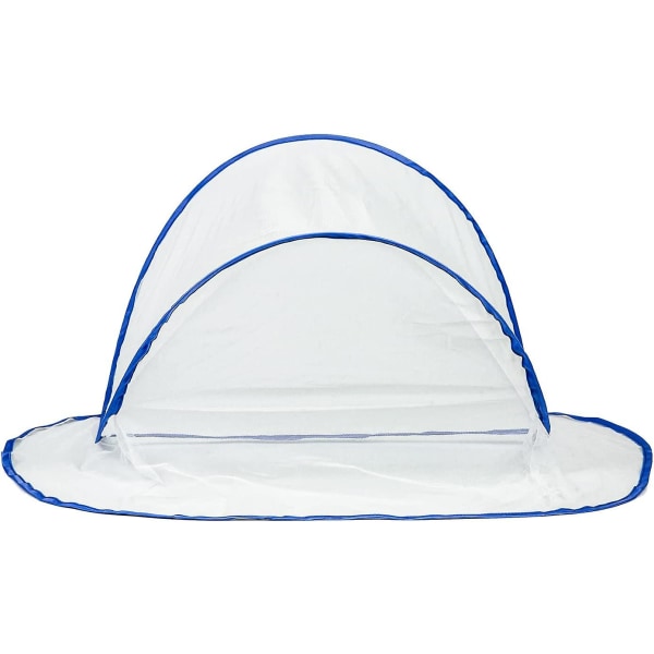 Ultralet Bærbart Pop-up Myggenet Telt, Mini Foldbart Myggenet til Hovedet, Sovesæk Bug Net til Sengelinned Camping Rejser Terrasse, Vejer Kun 0.