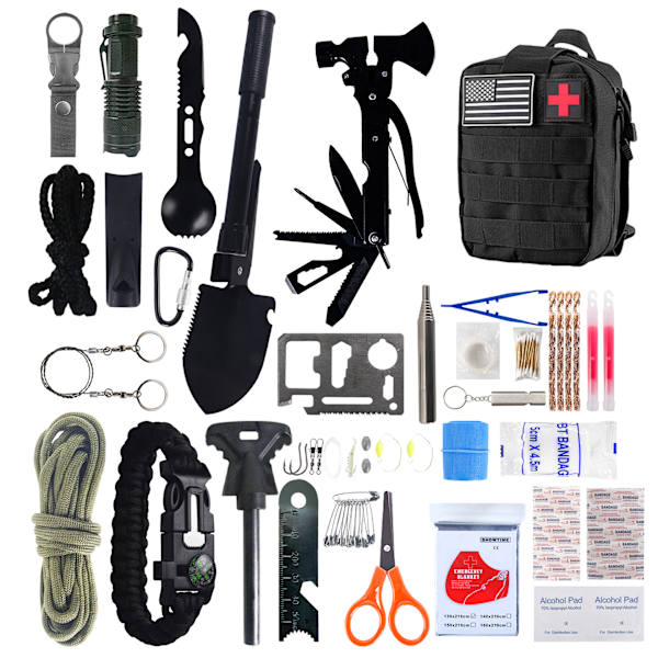 Ö verlevnadsv ä ska - ö verlevnadskit - survival kit Khaki