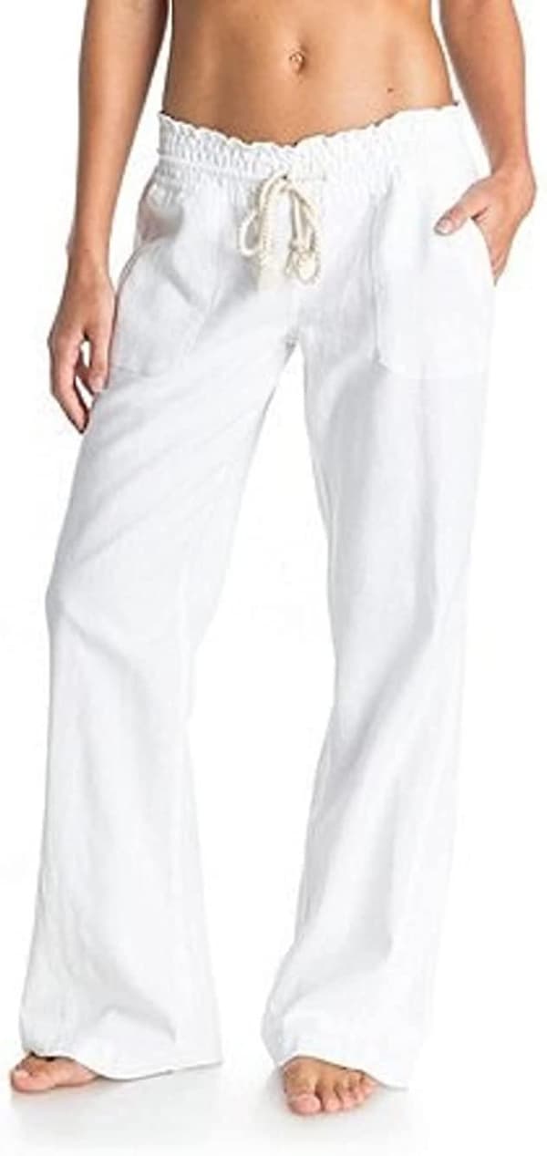 Oceanside housut naisille - white white S