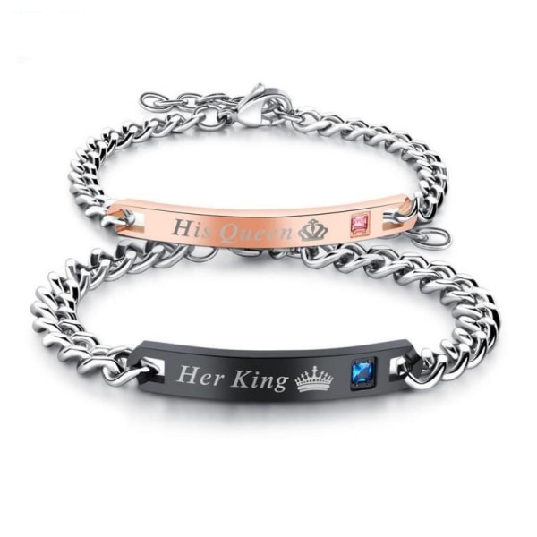 Armband parsmycken, Her King, His Queen