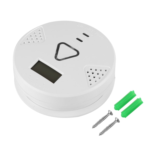 Kolmonoxiddetektor Batteridriven CO-larm Digital