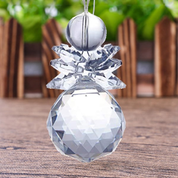 DIY färgglada kristallkula pärlor hängande dekoration