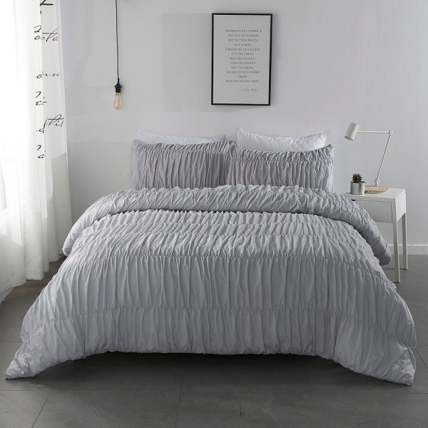 3 st / set Modern Style Polyester Sängkläder Set Örngott Duvet