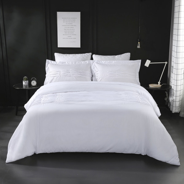 3 st / set Modern Style Crease Polyester Sängkläder Set