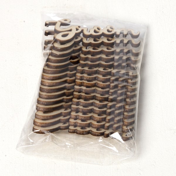 15st Groom Confetti bordsdispersion för DIY-dekoration