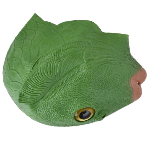 Söt Fish Head Mask Fnnuy Animal Cosplay Prop Latex Mask