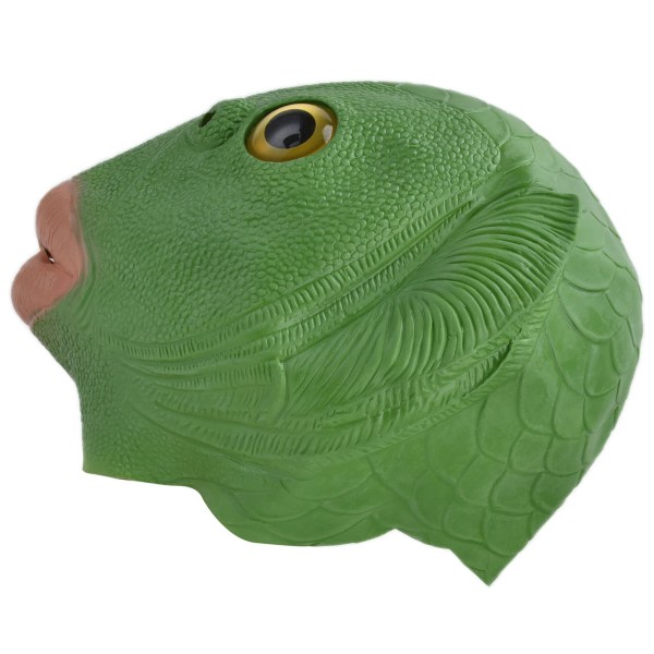 Söt Fish Head Mask Fnnuy Animal Cosplay Prop Latex Mask