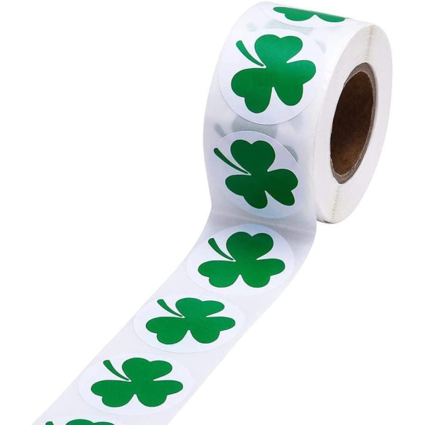 St. Patrick's Day Stickers Shamrock Roll Stickers Självhäftande