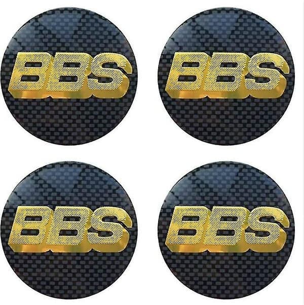 Bbs hjulnavkapsel emblem 4 st set 65mmbbs billogotyp dekal aut