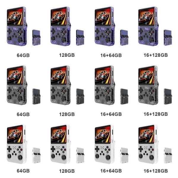 R36S Retro Håndholdt Videospilkonsol Linux System 3,5 Tommer IPS Skærm Helt Ny Grøn 128 Grøn 128 Green 128