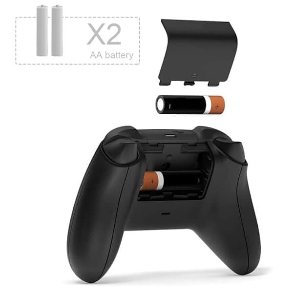 Trådløs spilcontroller-adapter kompatibel med Xbox One, Xbox Series X/S gul yellow