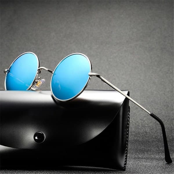 Retro polariserte små runde solbriller for menn og kvinner C1 C1 C1